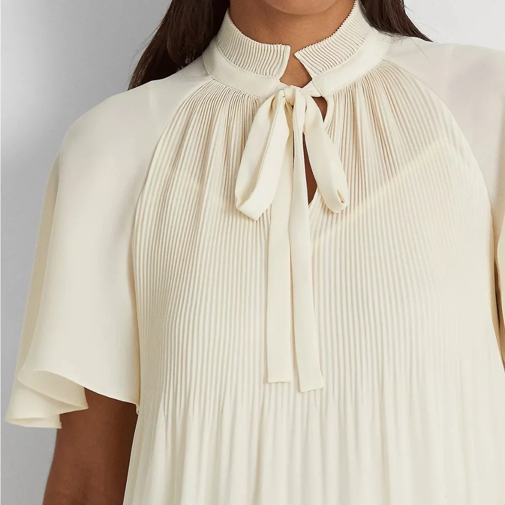 Ralph Lauren 2-piece pleated top (NWT) - Picture 2 of 15